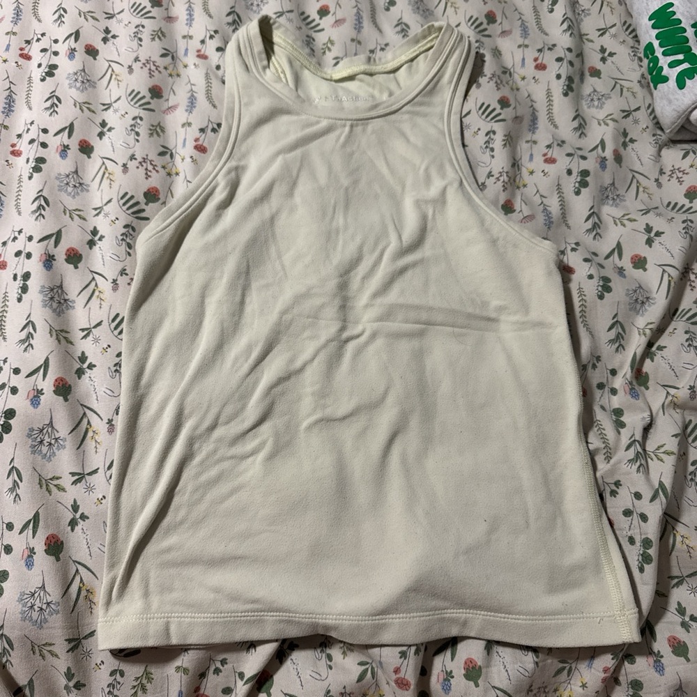 TNA Light Cream Sleeveless Top TnAction